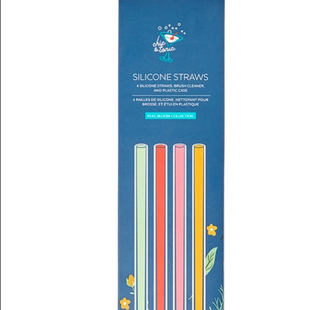 Chic and Tonic Silicone Straws